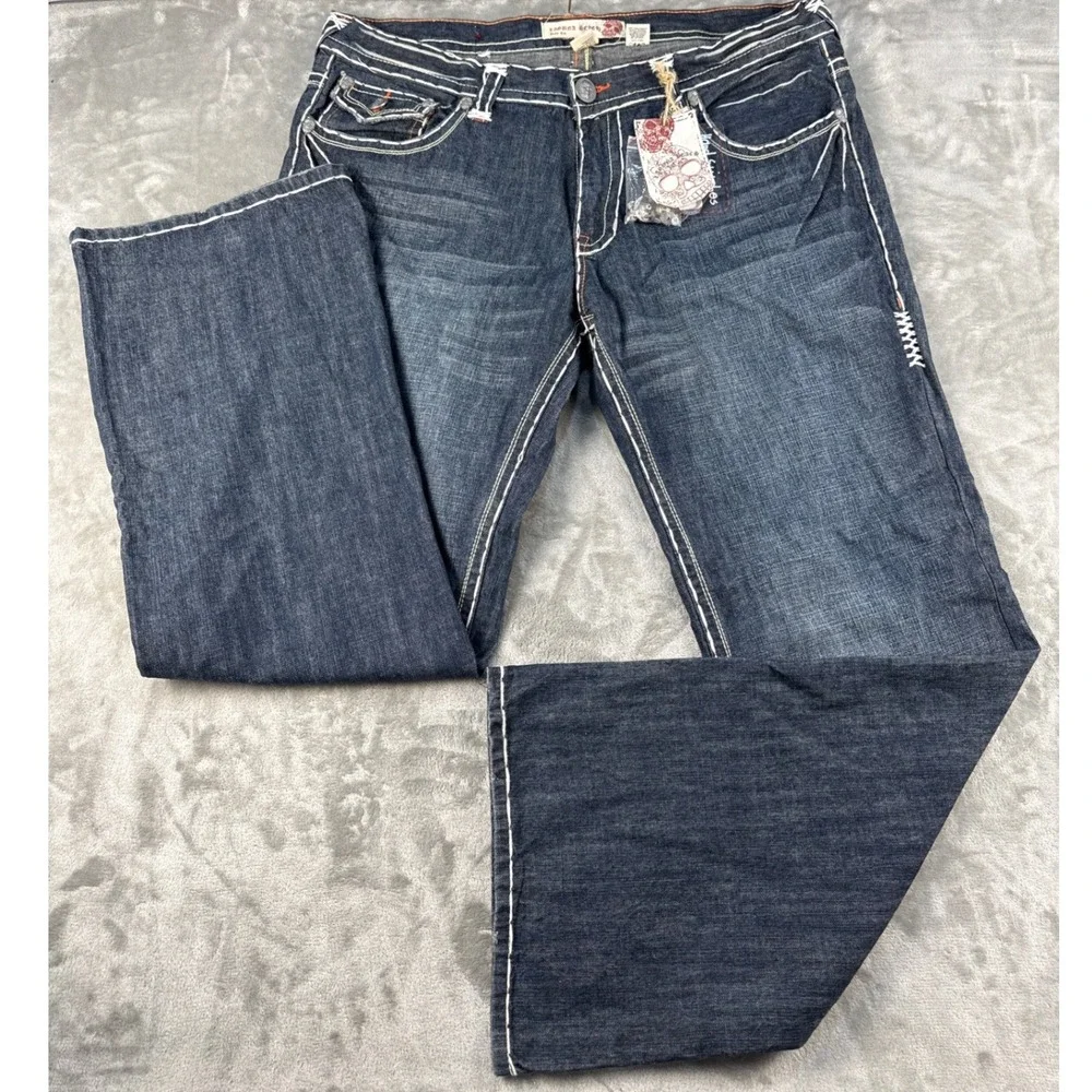 Laguna Beach Jean Co Mens Jeans 42x34 Dark Wash NEW Y2K VTG